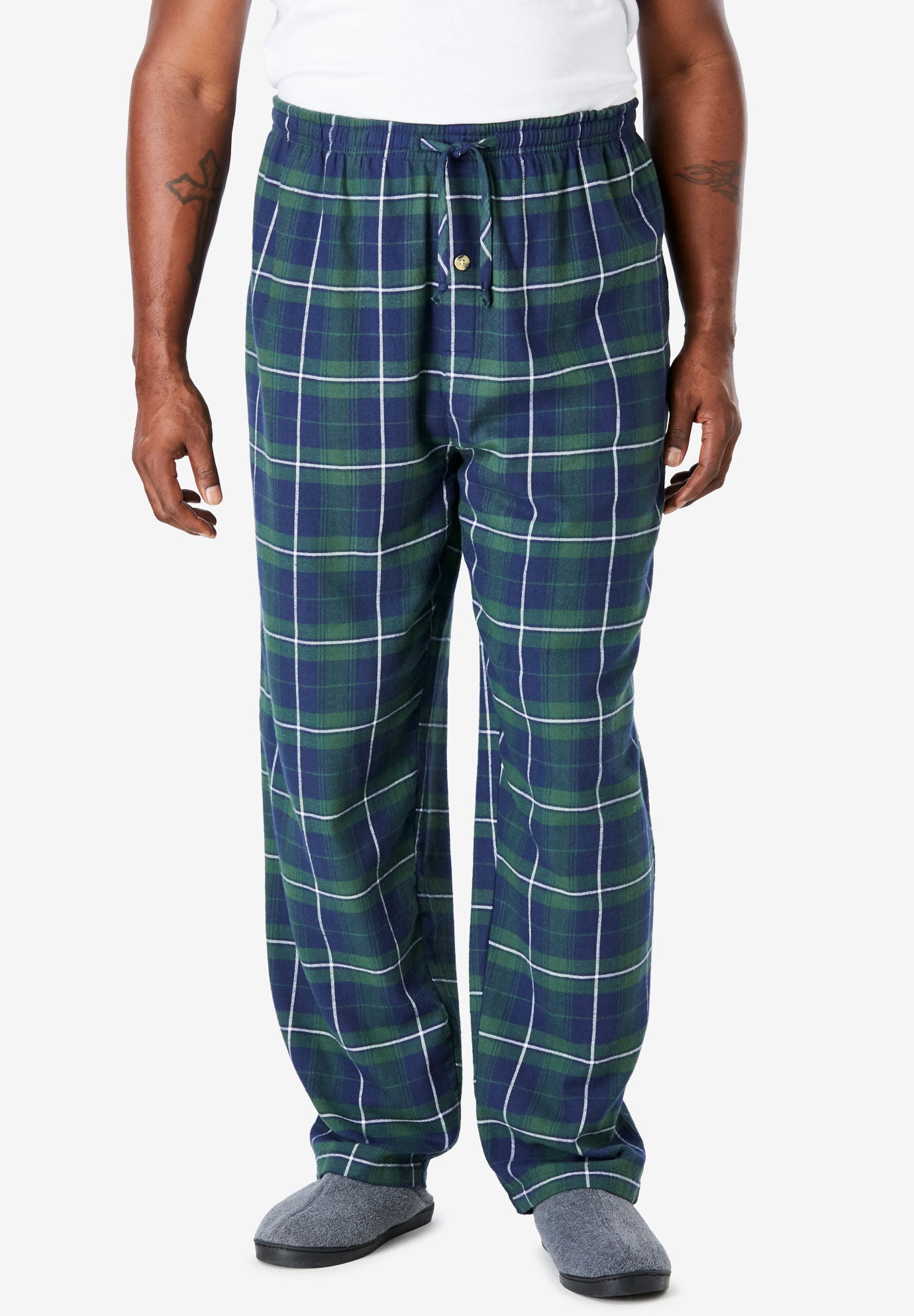 Flannel Plaid Pajama Pants | Woman Within