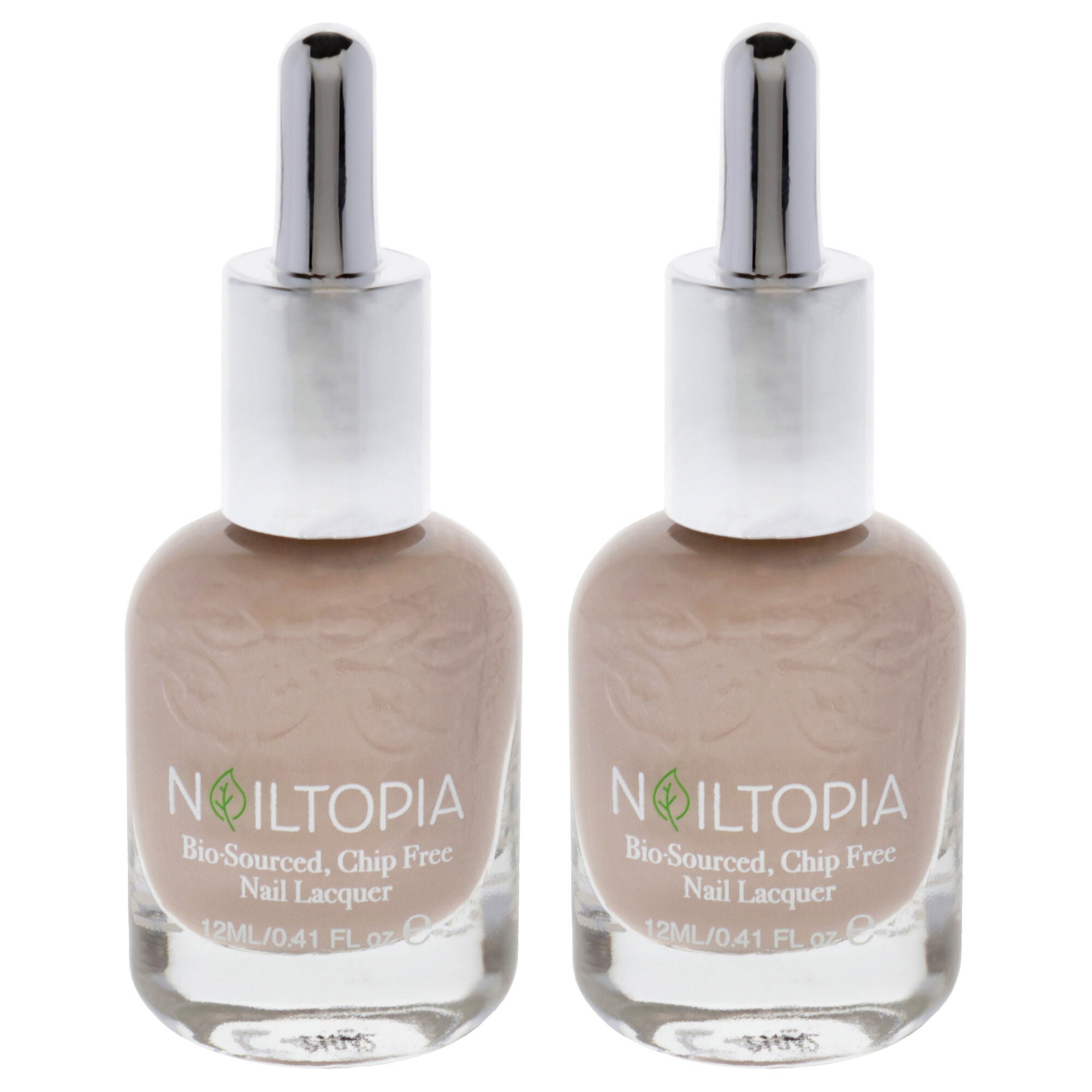 Bio-Sourced Chip Free Nail Lacquer - Mocho Loco by Nailtopia for Women - 0.41 oz Nail Polish - Pack of 2, See Description, hi-res image number 0