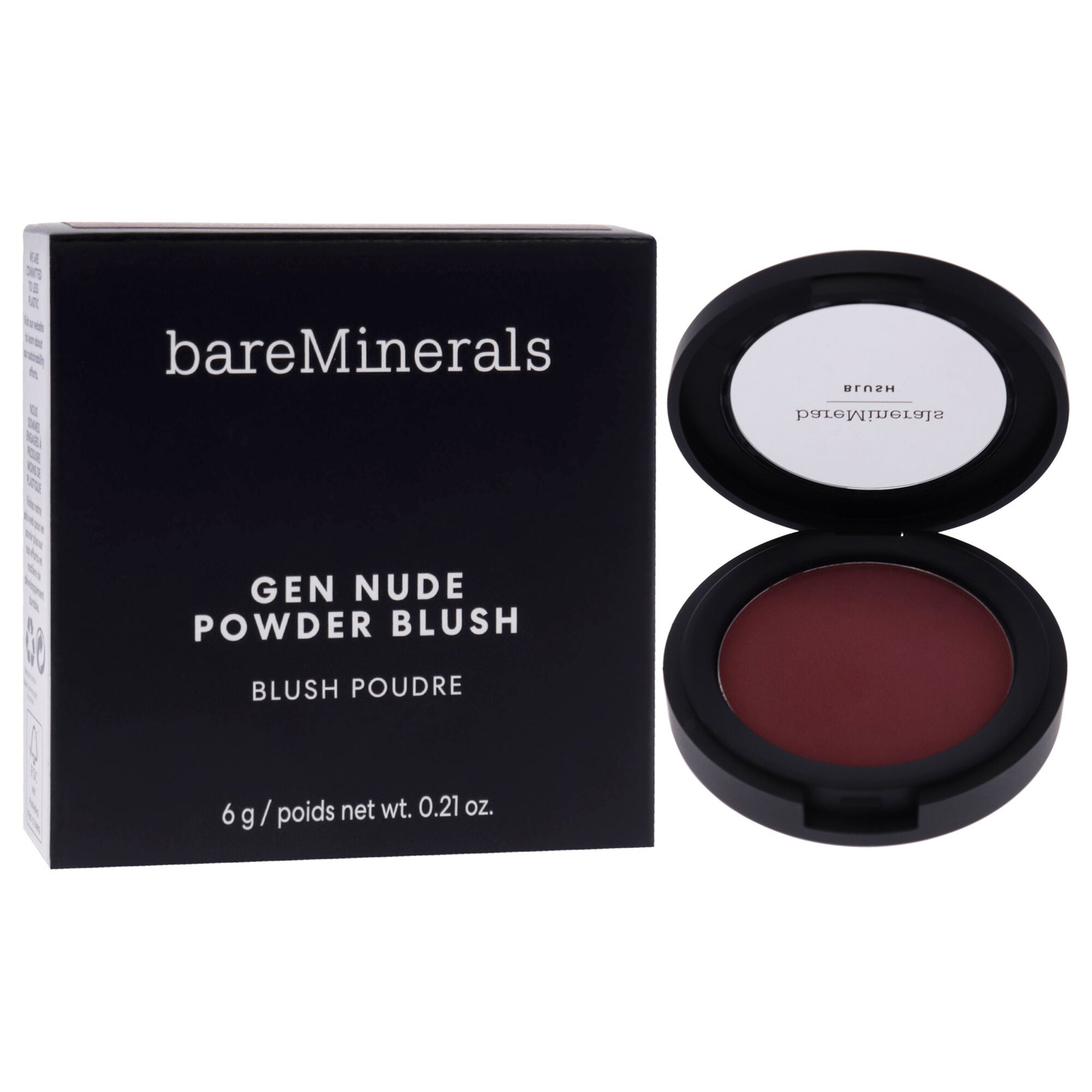 Gen Nude Powder Blush - You Had Me At Merlot by bareMinerals for Women - 0.21 oz Blush, See Description, alternate image number 2