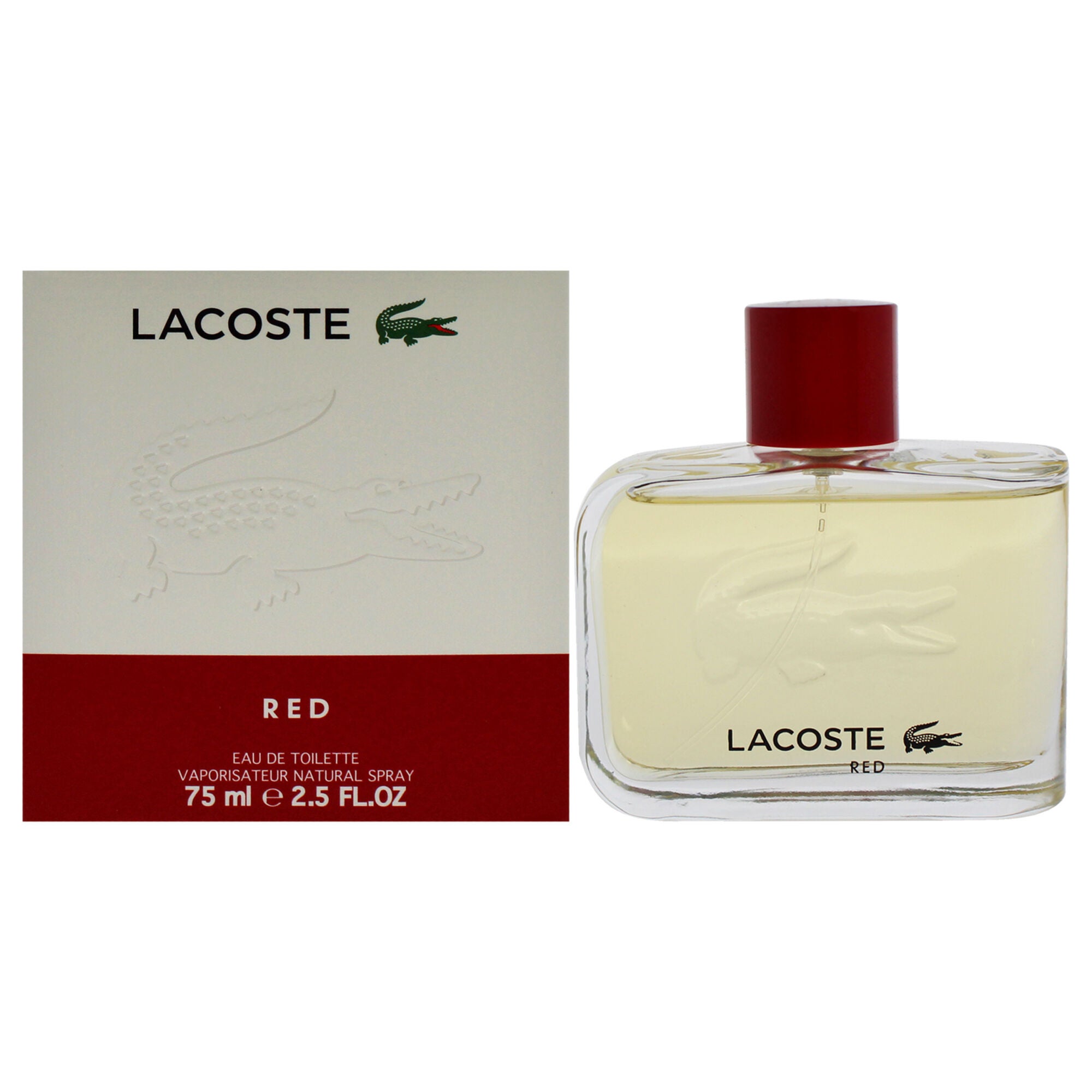 Lacoste Red by Lacoste for Men - 2.5 oz EDT Spray, See Description, hi-res image number 0