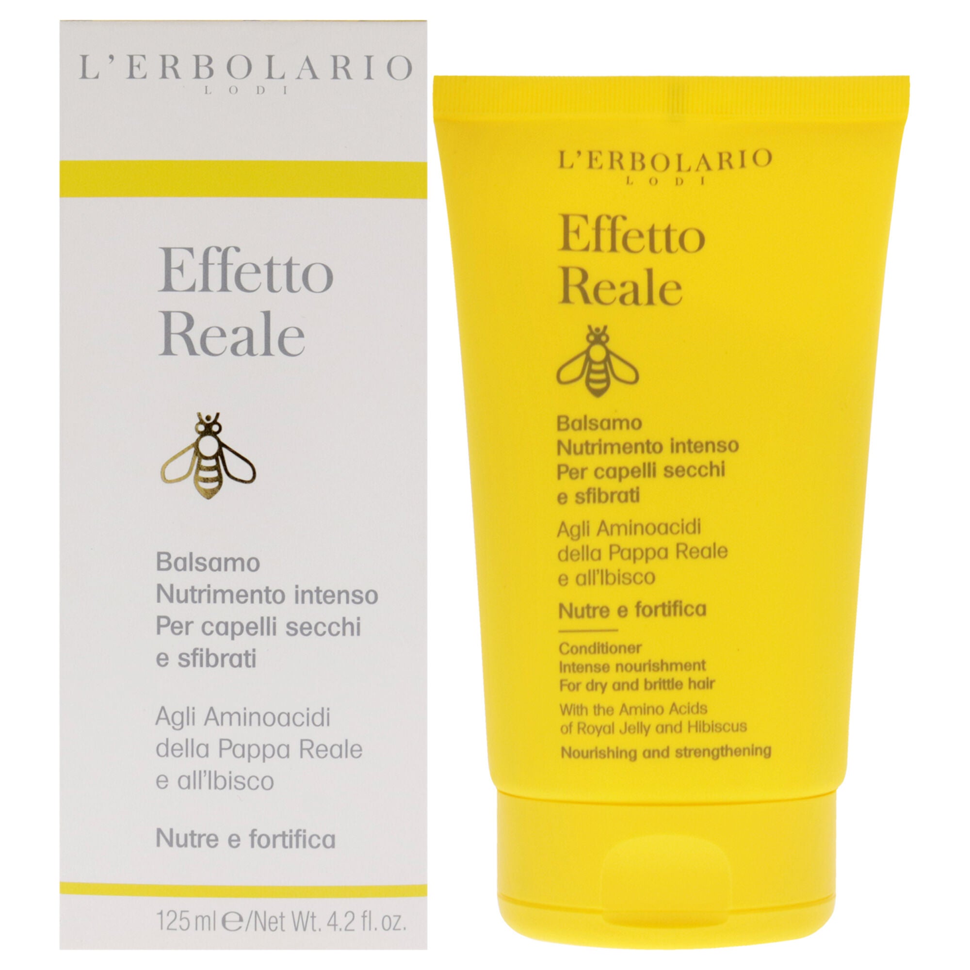 Effetto Reale Intense Nourishment Conditioner by LErbolario for Unisex - 4.2 oz Conditioner, See Description, hi-res image number 0