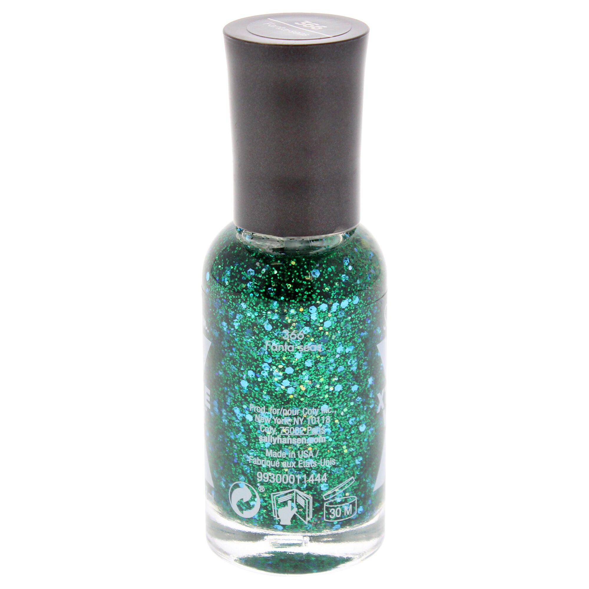 Xtreme Wear Nail Color - 366 Fanta-seas by Sally Hansen for Women - 0.4 oz Nail Polish, Quetzal Green, alternate image number 1