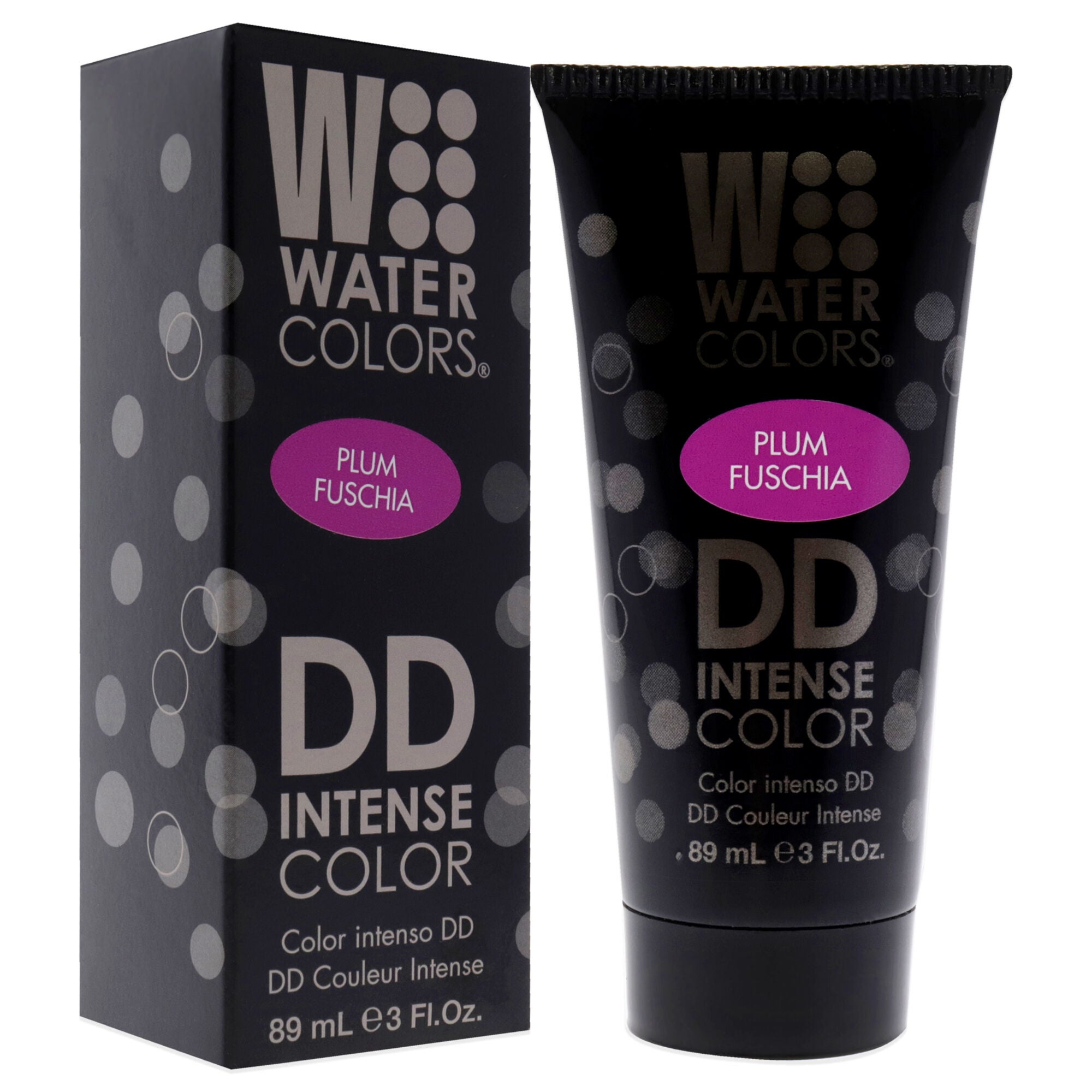 Watercolors DD Intense Color - Plum Fuchsia by Tressa for Unisex - 3 oz Hair Color, See Description, alternate image number 2