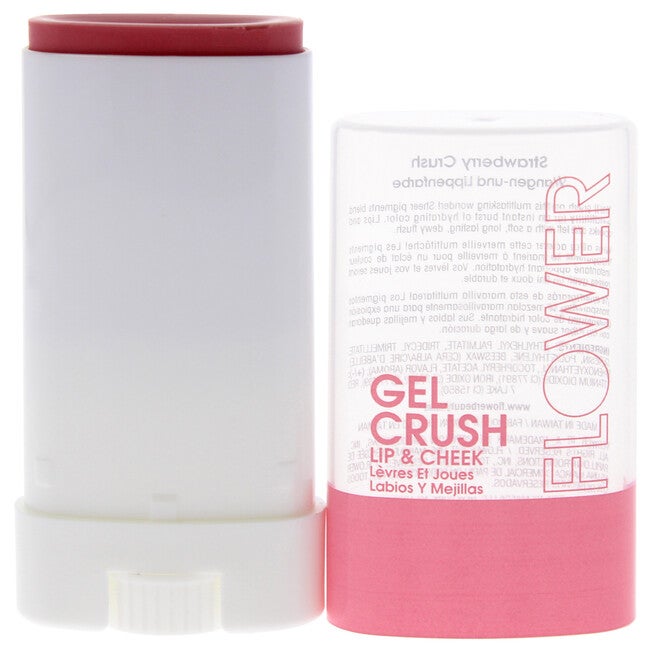 Gel Crush Lip and Cheek - Strawberry Crush by Flower Beauty for Women - 0.33 oz Makeup, NA, alternate image number null
