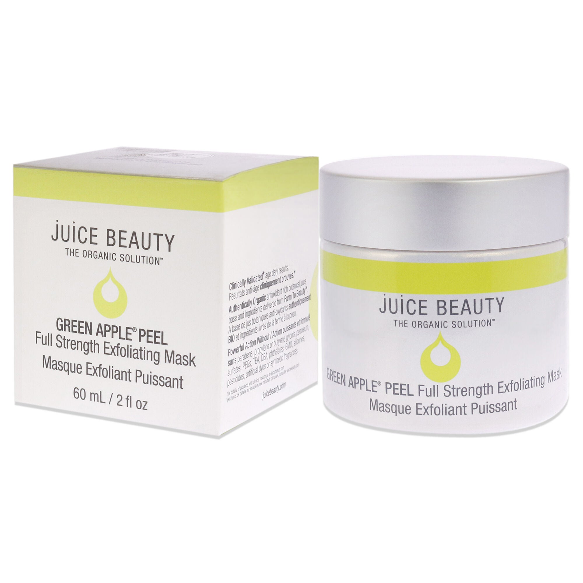 Green Apple Peel Full Strength by Juice Beauty for Women - 2 oz Mask, See Description, alternate image number 3
