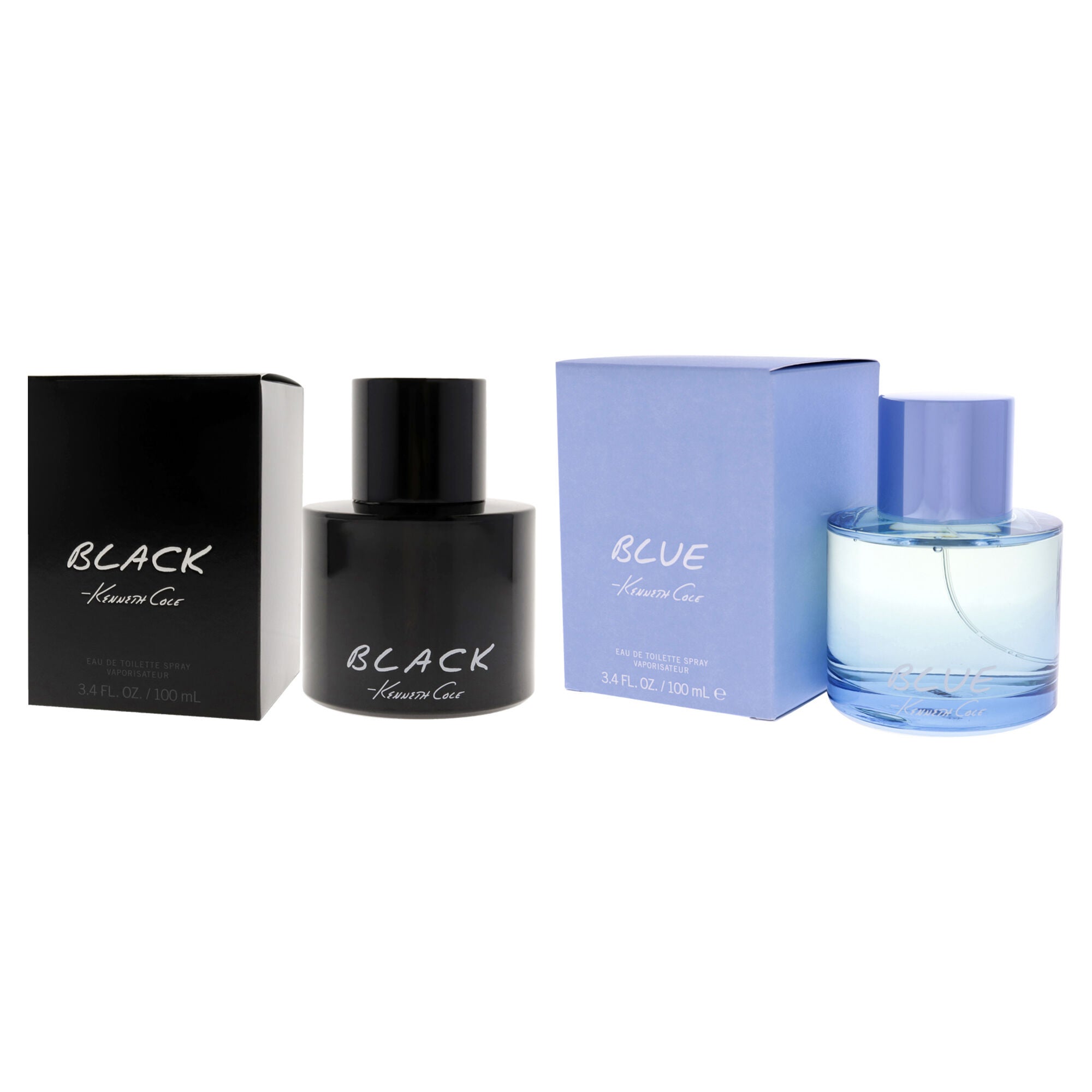 Kenneth Cole Kit by Kenneth Cole for Men - 2Pc Kit 3.4oz Kenneth Cole Black EDT Spray, 3.4oz Kenneth Cole Blue EDT Spray, Clear, alternate image number 3