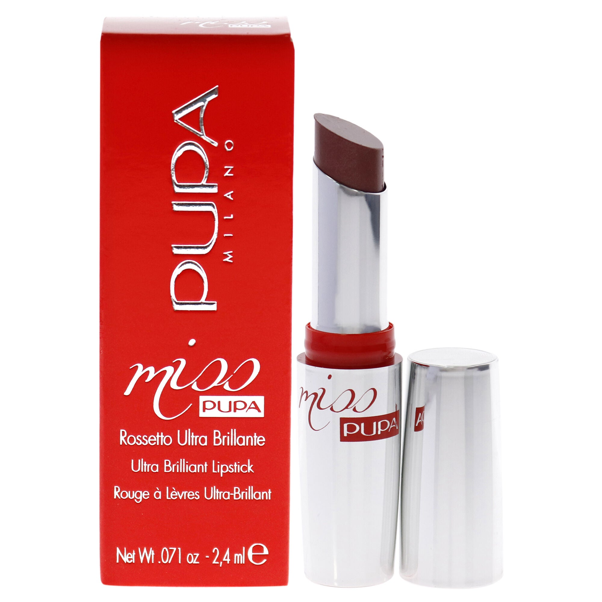 Miss Pupa Ultra Brilliant Lipstick - 604 Elite by Pupa Milano for Women - 0.071 oz Lipstick, See Description, hi-res image number 0