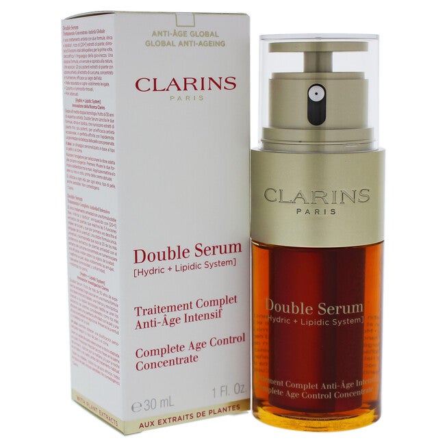 Double Serum Complete Age Control Concentrate by Clarins for Unisex - 1 oz Serum, , alternate image number null