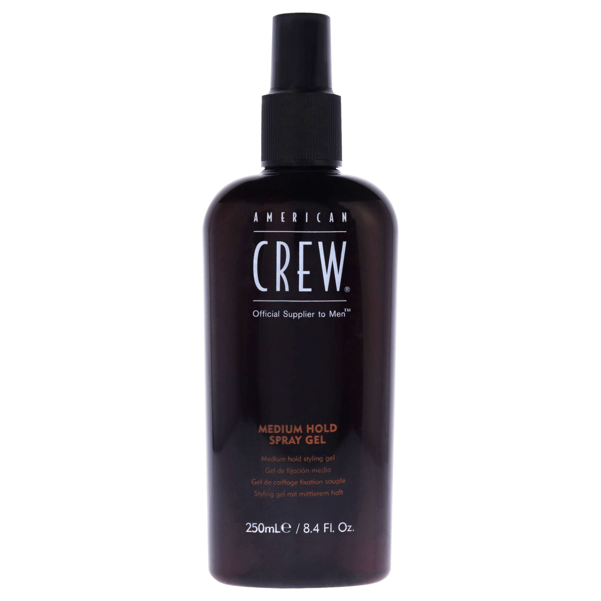 Spray Gel - Medium Hold by American Crew for Men - 8.4 oz Spray, NA, hi-res image number 0