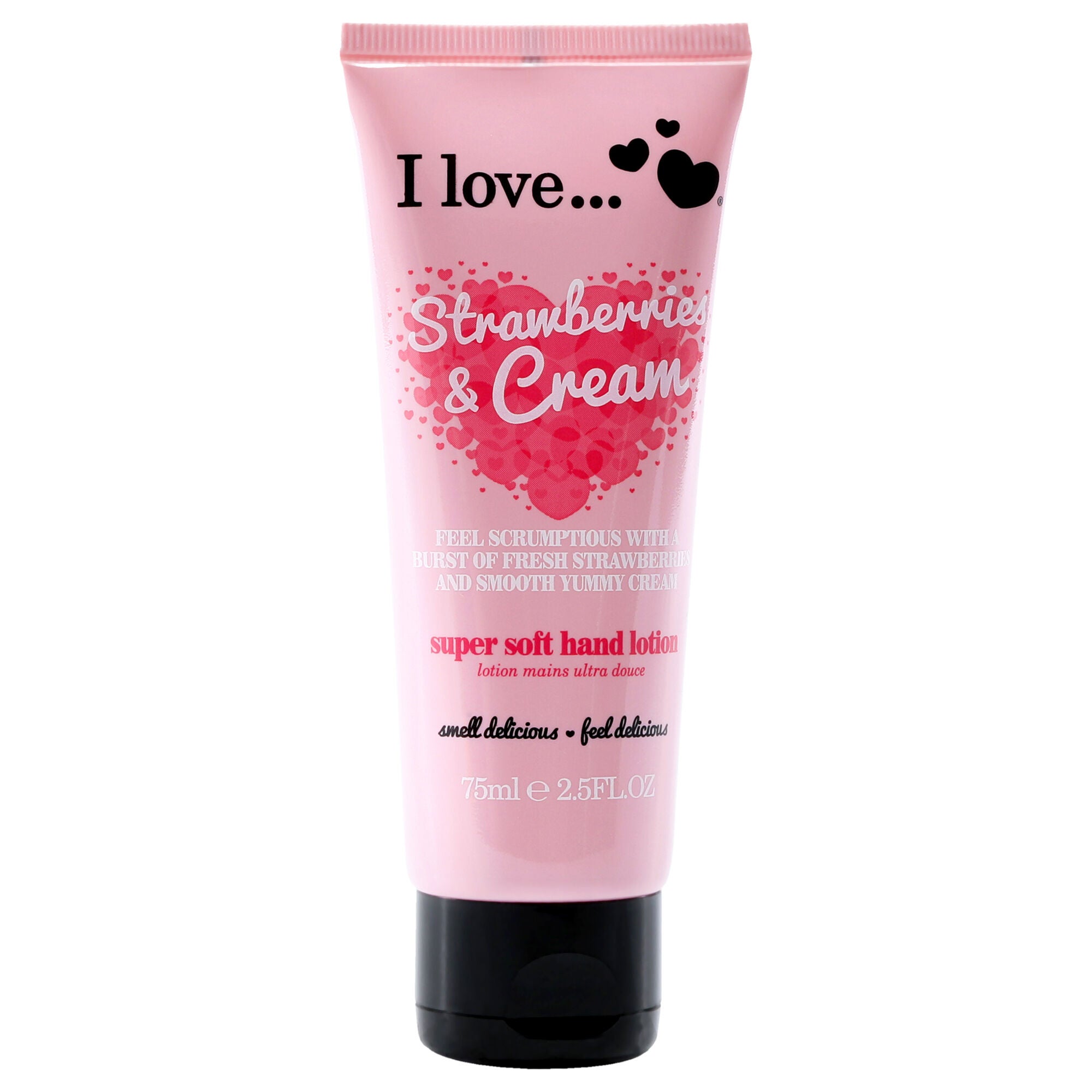 Super Soft Hand Lotion - Strawberries and Cream by I Love Cosmetics for Women - 2.5 oz Lotion, See Description, hi-res image number 0