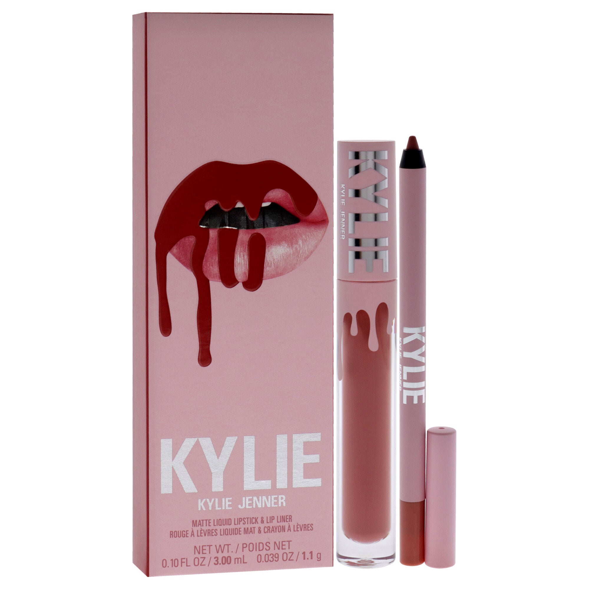 Matte Lip Kit - 801 Queen by Kylie Cosmetics for Women - 2 Pc 0.10oz Matte Liquid Lipstick, 0.039oz Lip Liner, See Description, alternate image number 2