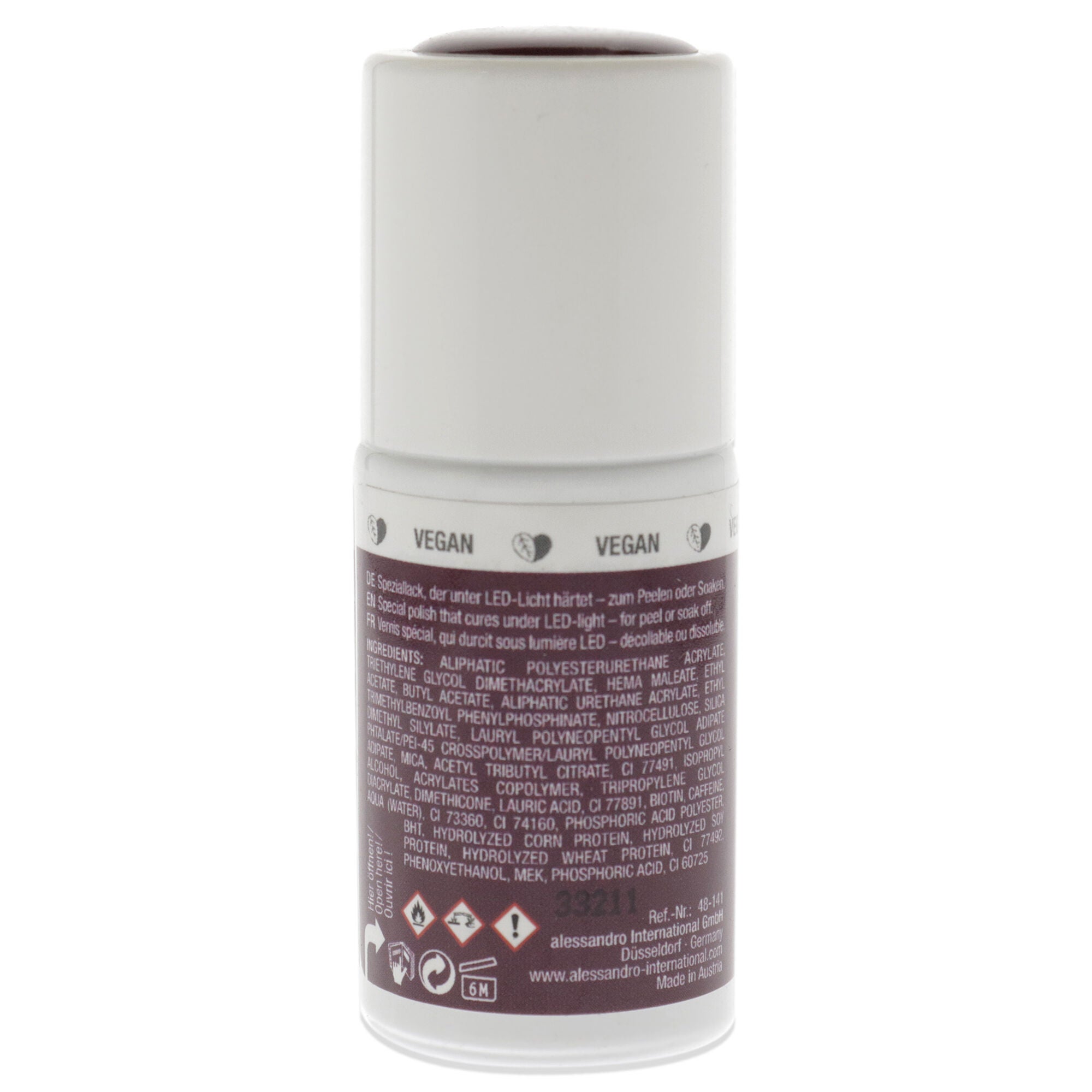 Striplac Peel or Soak Metallic - 141 Drunk of Love by Alessandro for Women - 0.27 oz Nail Polish, See Description, alternate image number 2