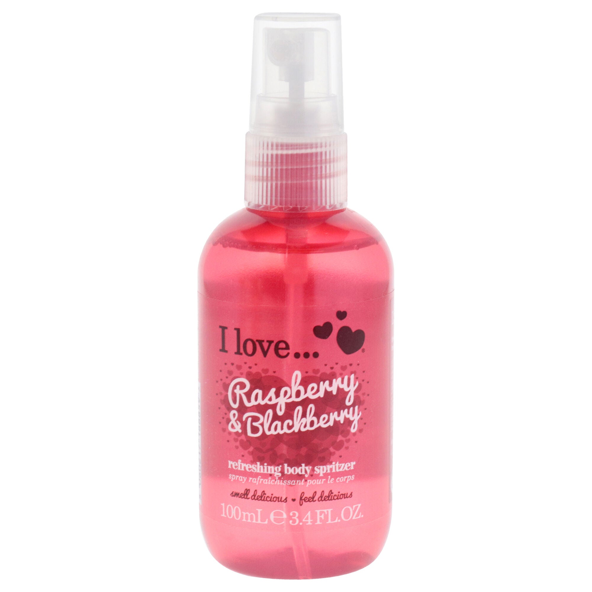 Refreshing Body Spritzer - Raspberry and Blackberry by I Love Cosmetics for Women - 3.4 oz Body Spray, See Description, hi-res image number 0