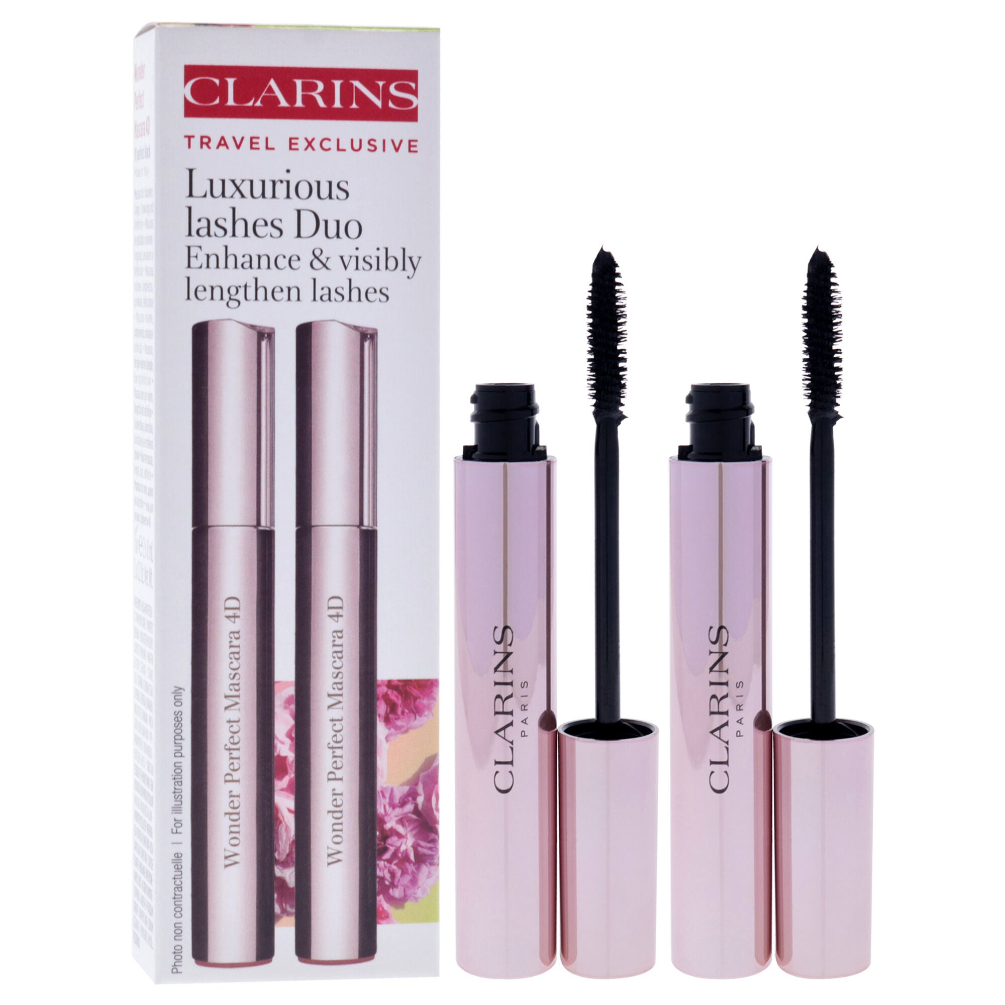 Luxurious Lashes Duo by Clarins for Women - 2 x 0.2 oz Mascara, See Description, alternate image number 1