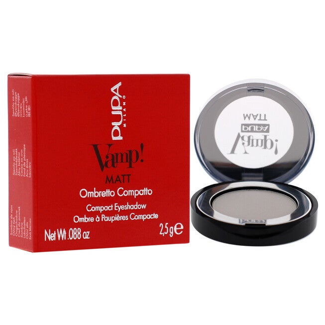 Vamp! Matt Compact Eyeshadow - 010 White Chalk by Pupa Milano for Women - 0.088 oz Eye Shadow, , alternate image number 6