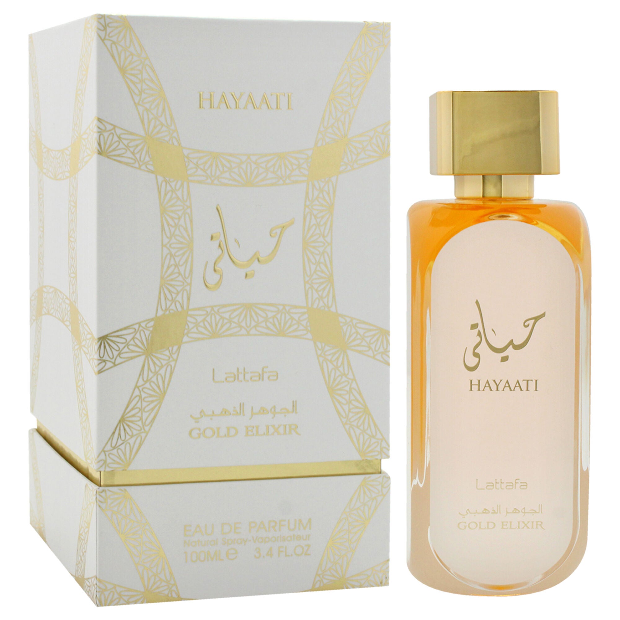 Hayaati Gold Elixir by Lattafa for Women - 3.4 oz EDP Spray, See Description, alternate image number 2