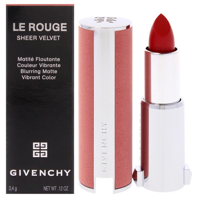 Le Rouge Sheer Velvet Matte Lipstick - 36 L Interdit by Givenchy for Women - 0.12 oz Lipstick, NA, hi-res image number null