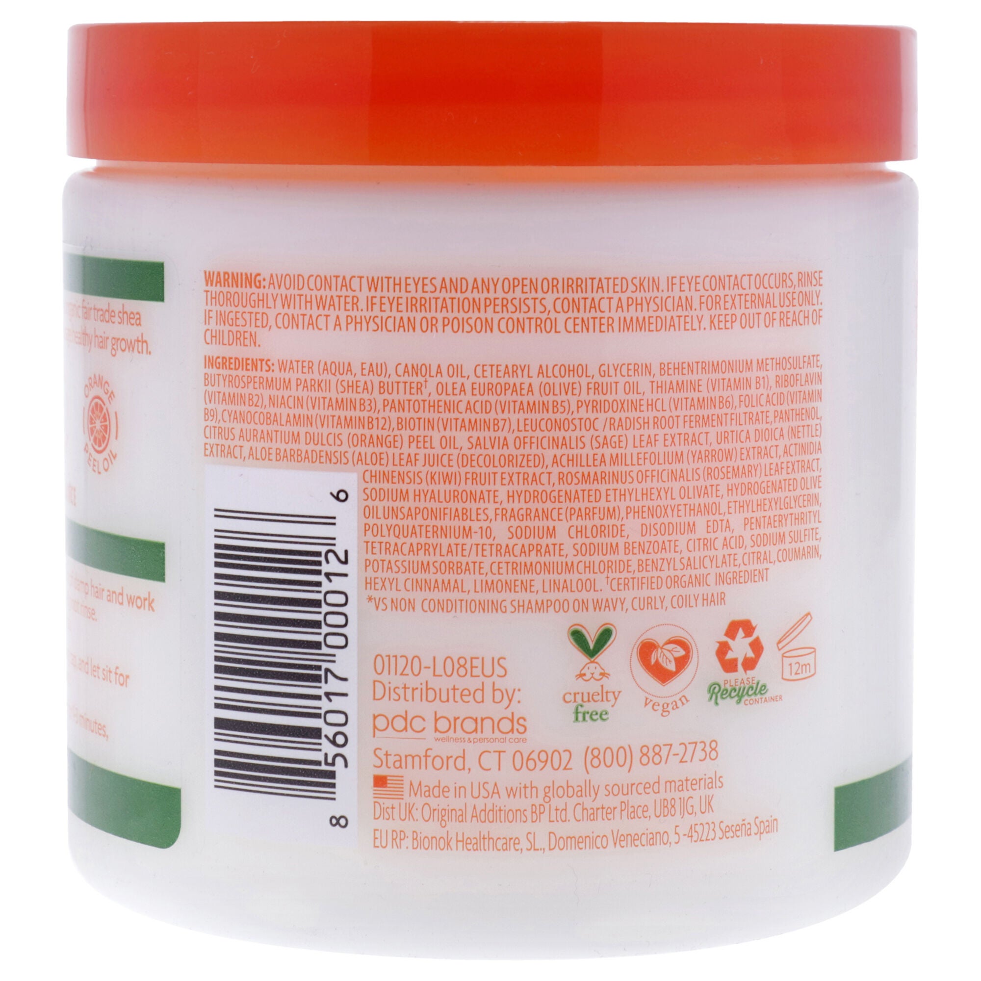Shea Butter Leave In Conditioning Repair Cream by Cantu for Unisex - 16 oz Conditioner, See Description, alternate image number 1