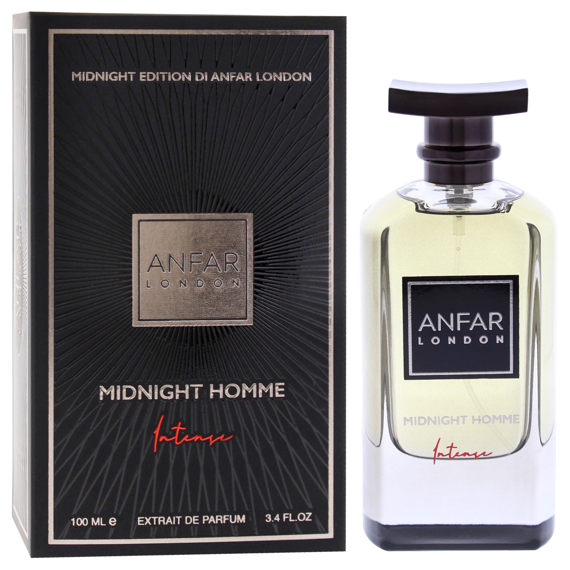 Anfar London - Midnigth Homme Intense by Anfar for Men - 3.4 oz Extrait De Parfum Spray, See Description, alternate image number 2