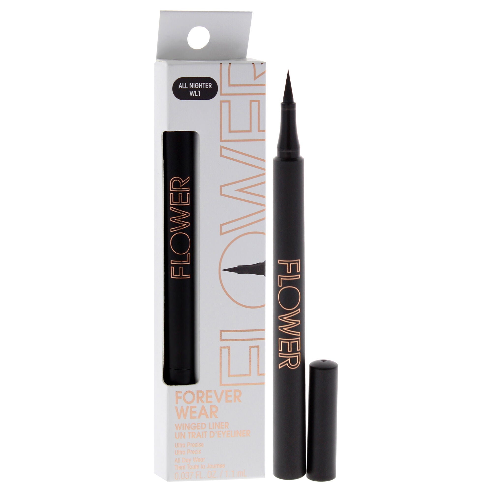 Forever Wear Winged Liner - WL1 All Nighter by Flower Beauty for Women - 0.037 oz Eyeliner, See Description, alternate image number 2