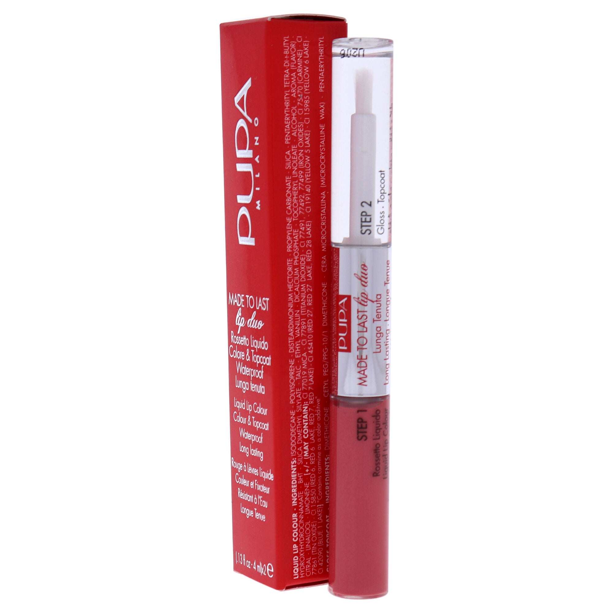 Made To Last Lip Duo - 008 Miami Pink by Pupa Milano for Women - 0.13 oz Lipstick, See Description, alternate image number 3