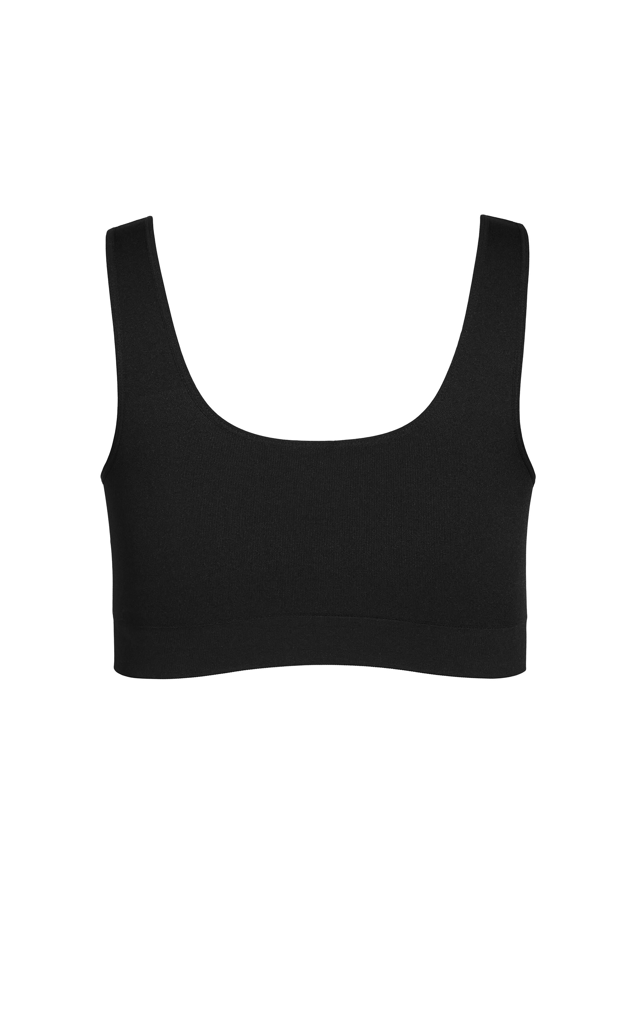 Seamless Wire Free Bra - black, , alternate image number 3