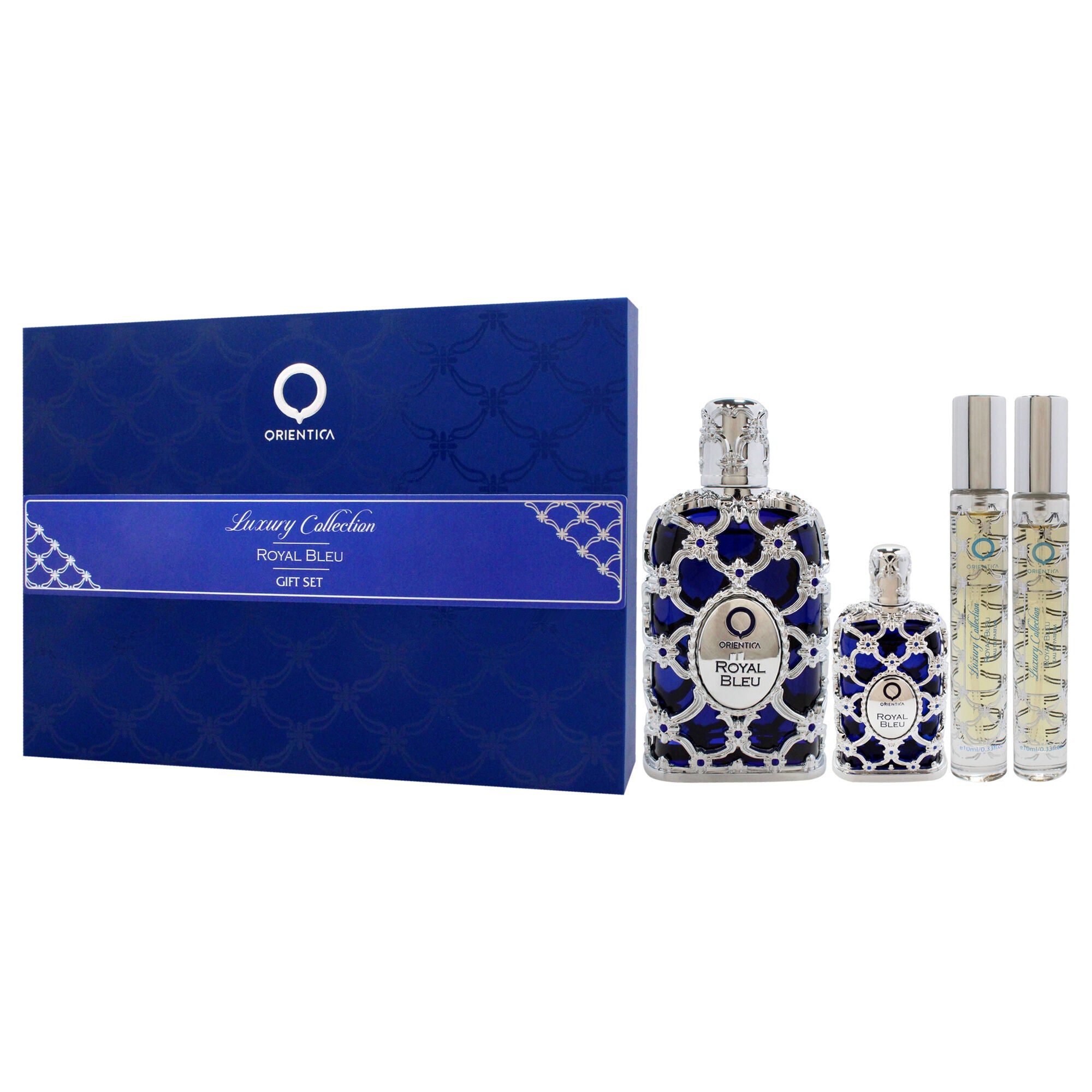 Royal Bleu by Orientica for Unisex - 4 Pc Gift Set 2.7oz EDP Spray, 2 x 10ml EDP Spray, 7.5ml EDP Splash, , alternate image number 7
