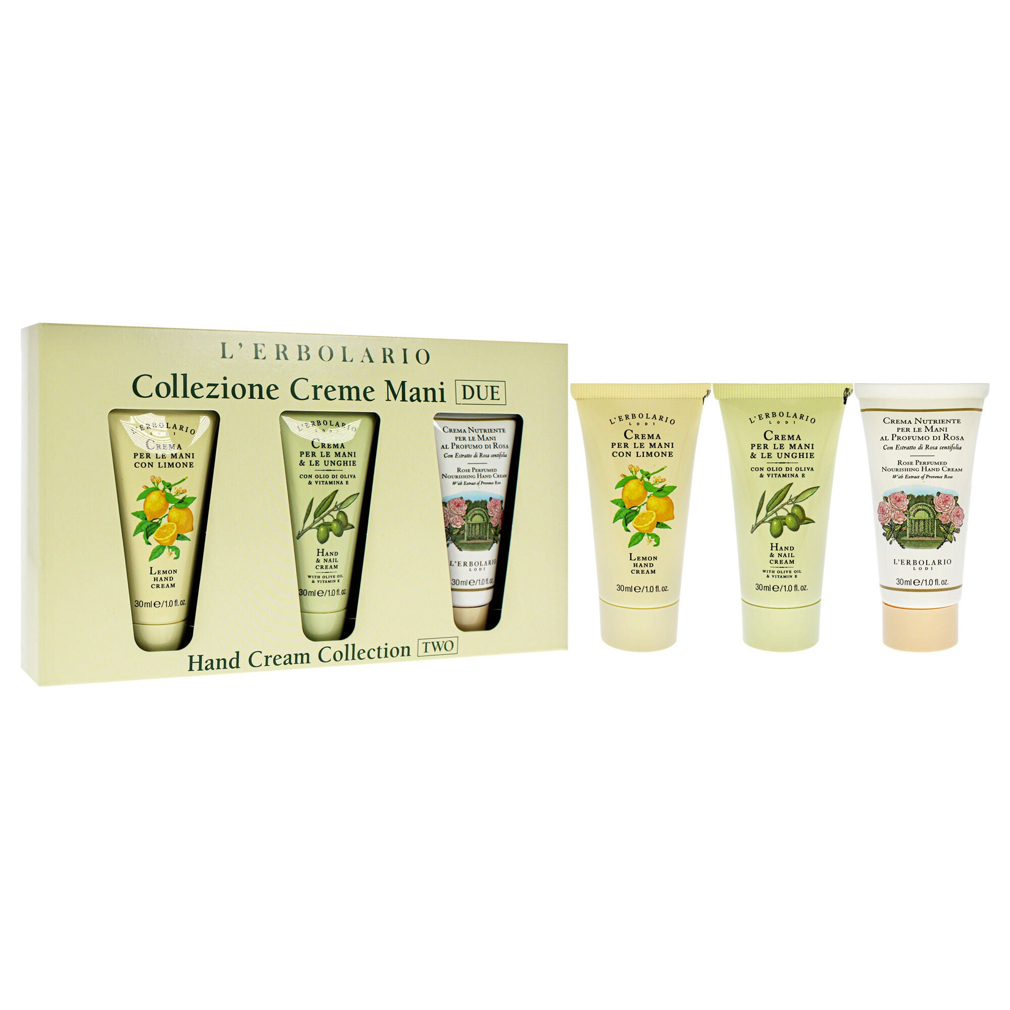 Hand Cream Collection Two by LErbolario for Unisex - 3 Pc 1oz Hand and Nail Cream, 1oz Perfumed Nourishing Hand Cream - Rose, 1oz Hand Cream - Lemon, , alternate image number 6