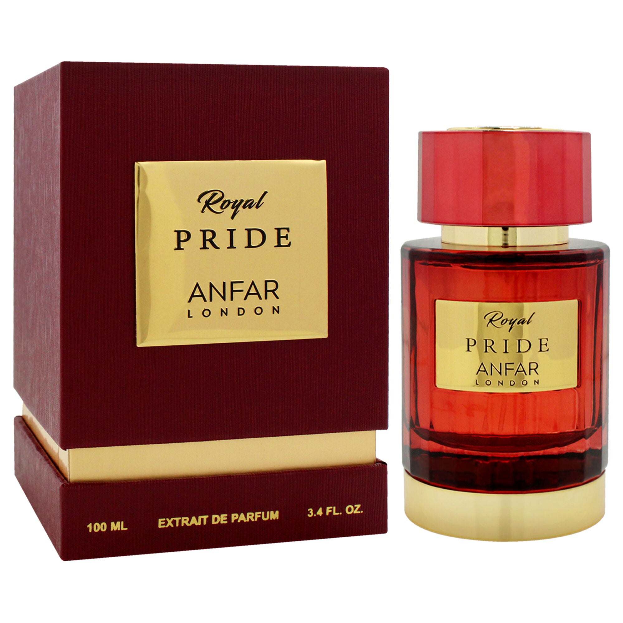 Anfar London - Royal Pride by Anfar for Unisex - 3.4 oz Extrait De Parfum Spray, See Description, alternate image number 1
