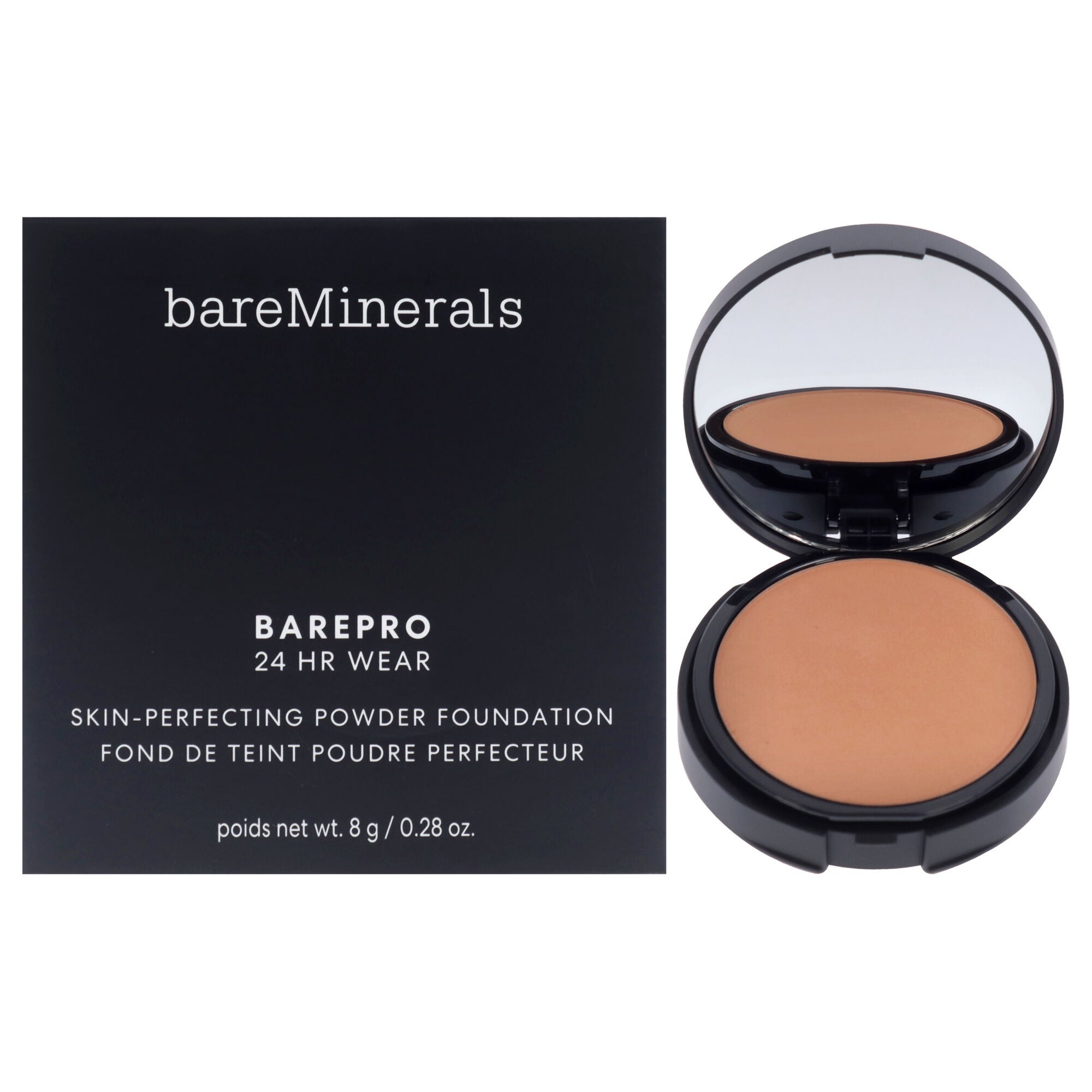 Barepro 16HR Skin Perfecting Powder Foundation - 35 Medium Warm by bareMinerals for Women - 0.28 oz Foundation, See Description, hi-res image number 0