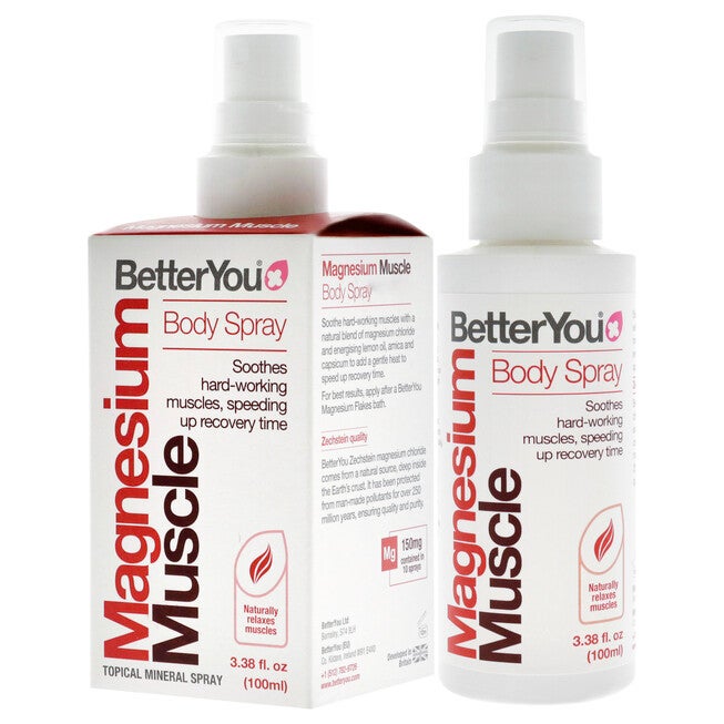 Magnesium Muscle Body Spray by BetterYou for Unisex - 3.38 oz Body Spray, , alternate image number null