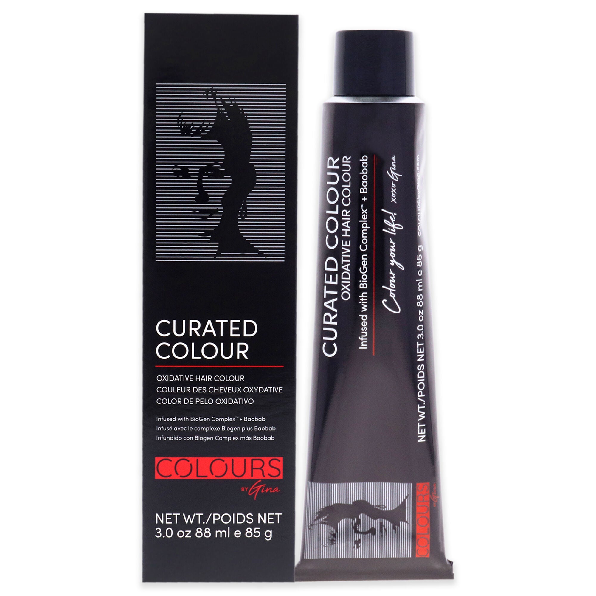 Curated Colour - 4.77-4W Deep Warm Brown by Colours By Gina for Unisex - 3 oz Hair Color, See Description, hi-res image number 0