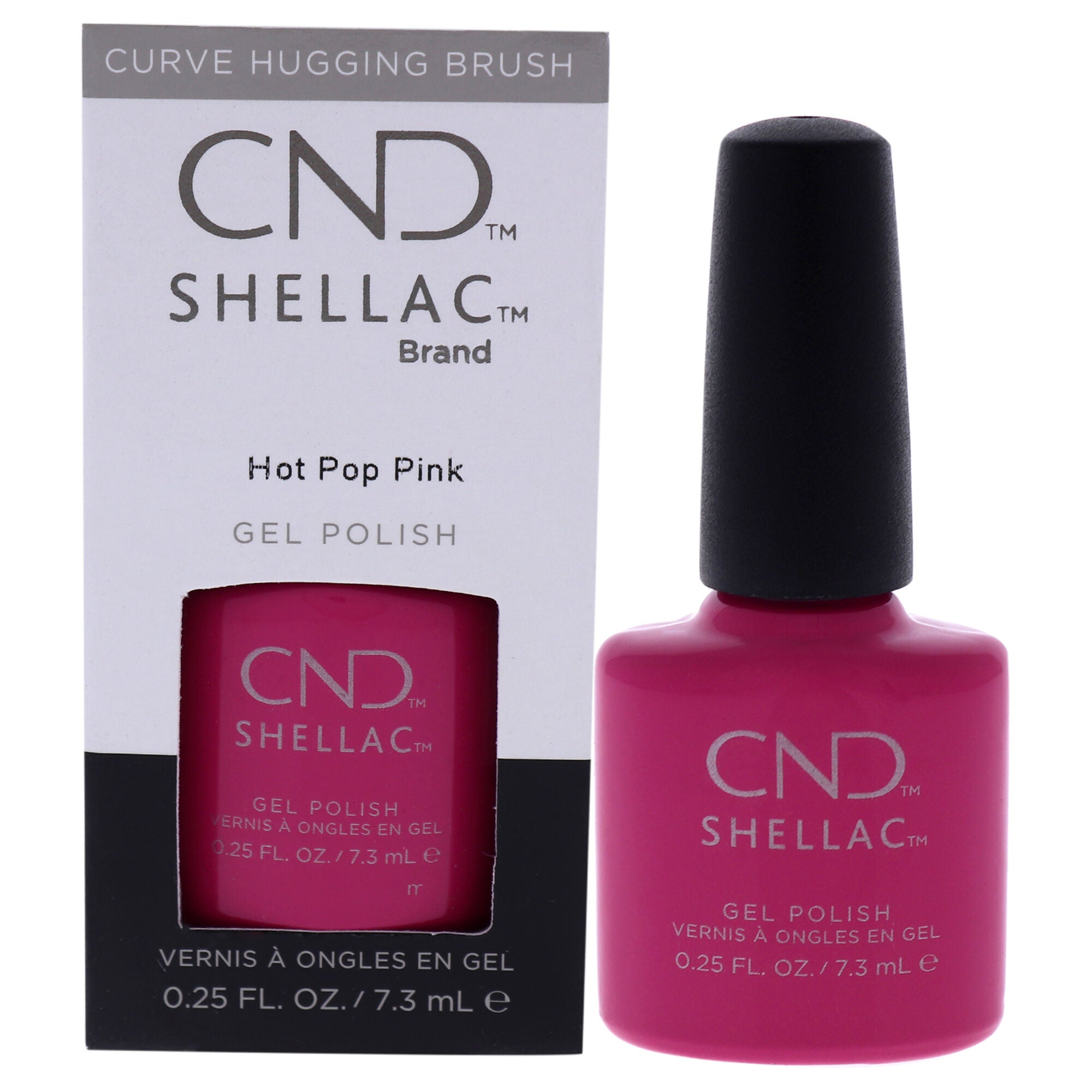 Shellac Nail Color - Hot Pop Pink by CND for Women - 0.25 oz Nail Polish, See Description, hi-res image number 0
