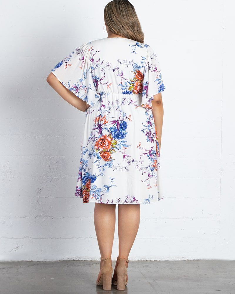 Florence Flutter Sleeve Dress, , alternate image number 3