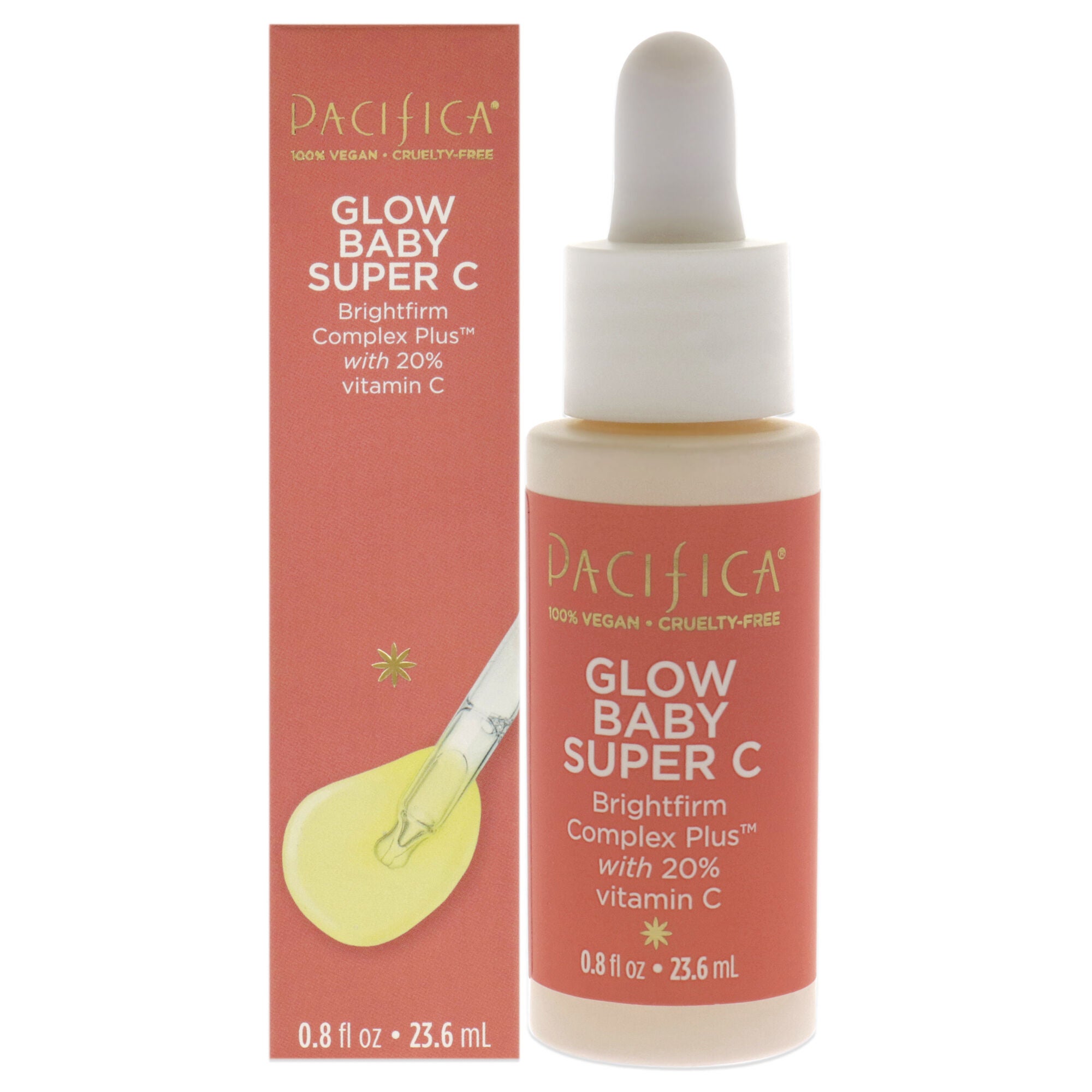 Glow Baby Super C Serum by Pacifica for Unisex - 0.8 oz Serum, See Description, hi-res image number 0