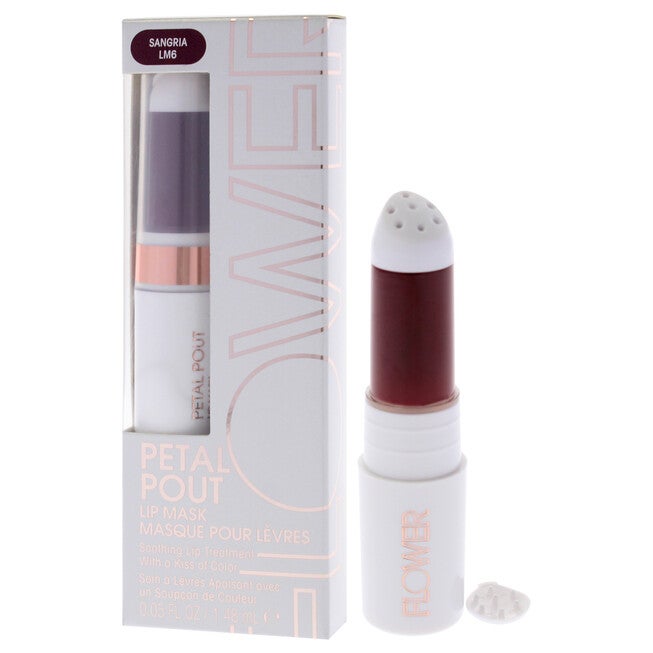 Petal Pout Lip Mask - LM6 Sangria by Flower Beauty for Women - 0.05 oz Lip Mask, See Description, alternate image number 3