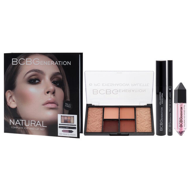 Natural Complete Eye and Lip Set by BCBGeneration Cosmetics for Women - 4 Pc, NA, alternate image number null