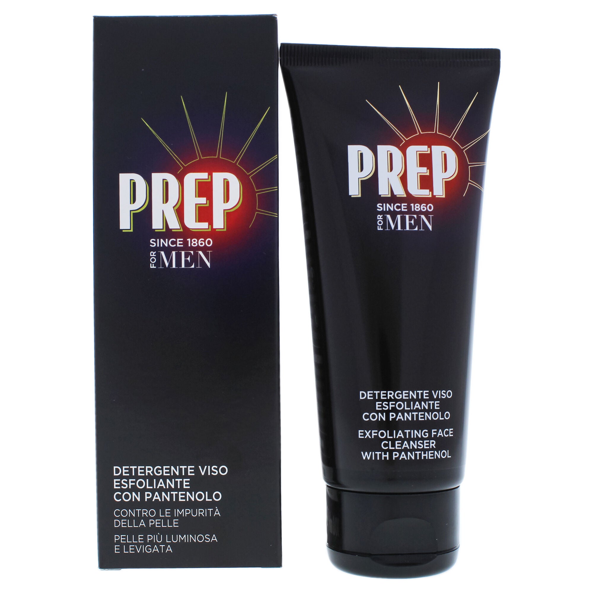 Exfoliating Face Cleanser with Panthenol by Prep for Men - 3.4 oz Cleanser, See Description, hi-res image number 0