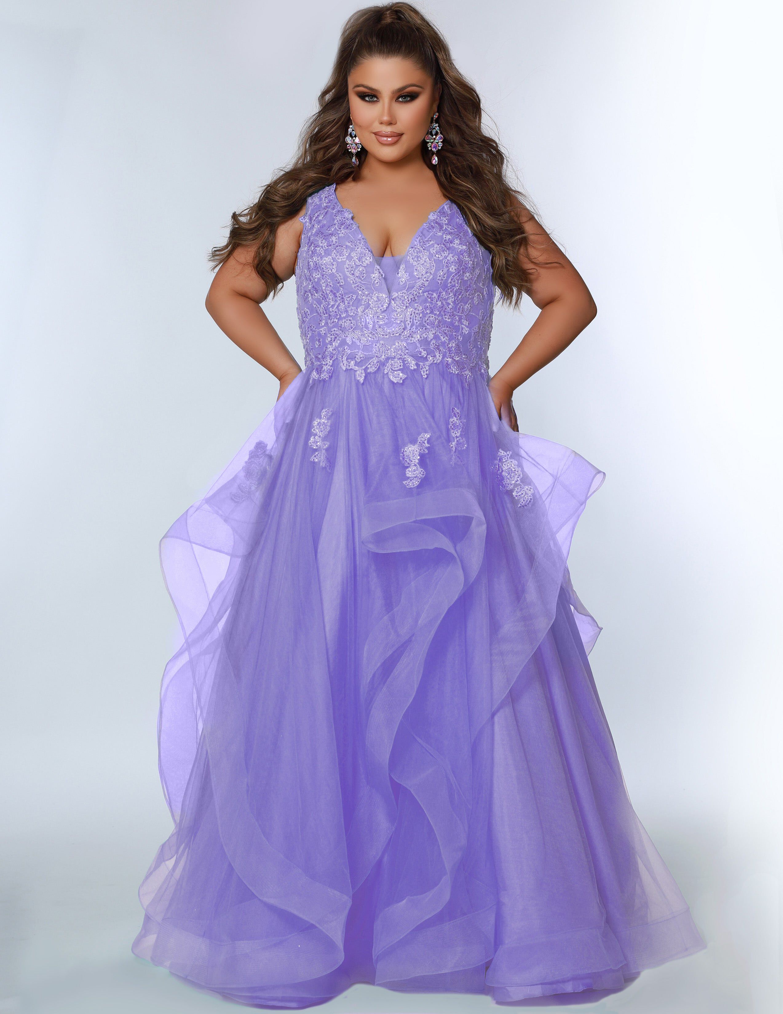 HEAD IN THE CLOUDS FORMAL DRESS, Lilac / Purple, hi-res image number 0