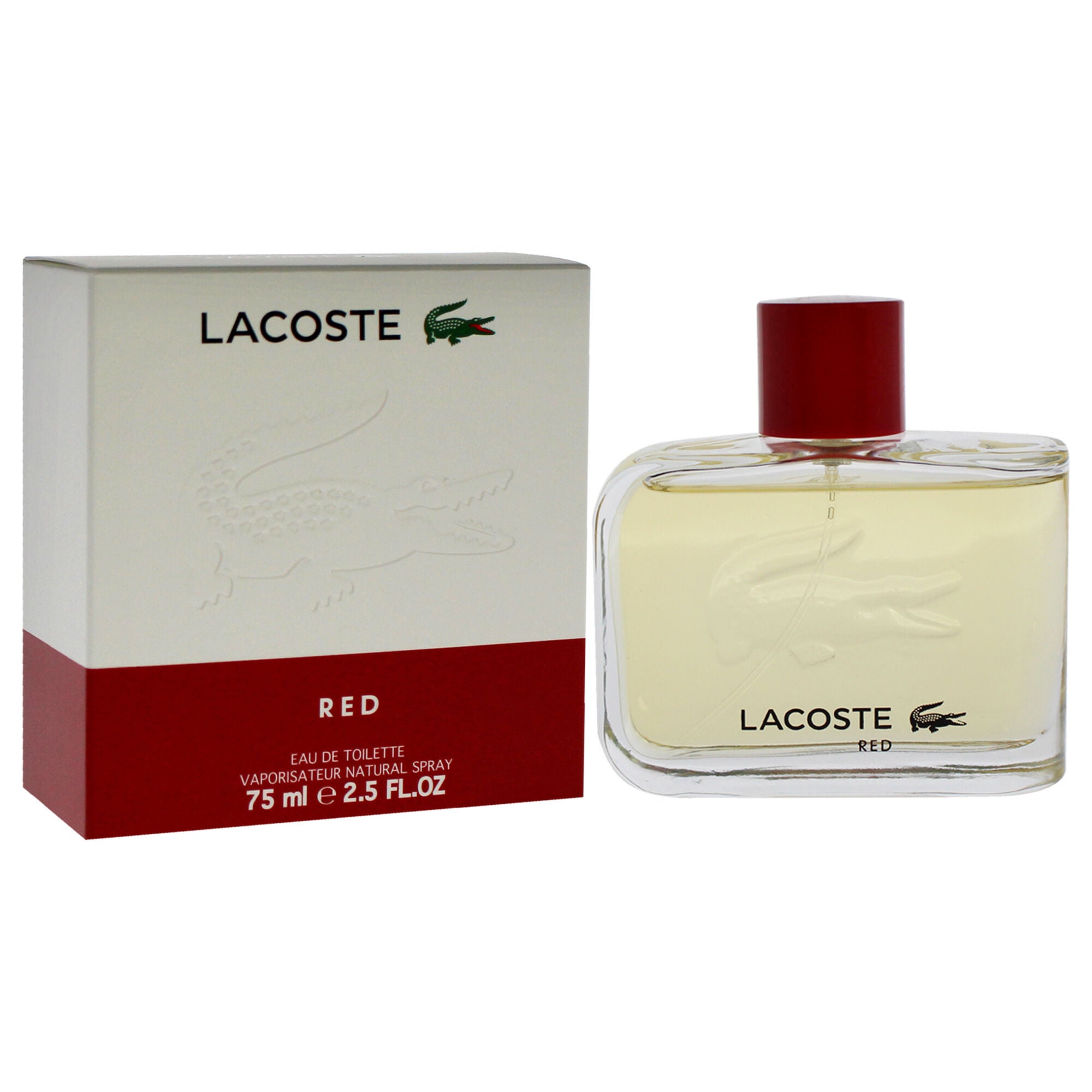 Lacoste Red by Lacoste for Men - 2.5 oz EDT Spray, See Description, alternate image number 1