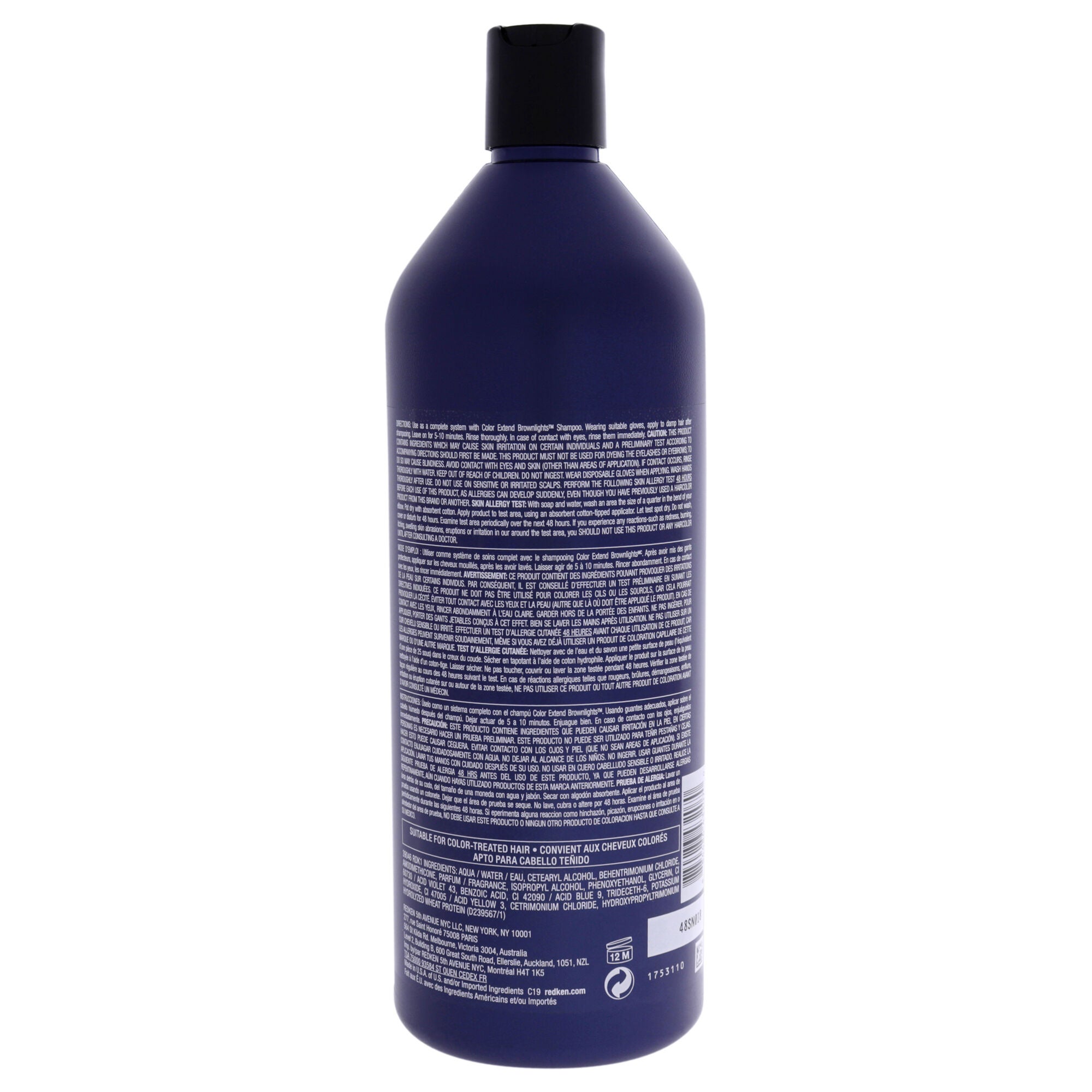 Color Extend Brownlights Blue Toning Conditioner by Redken for Unisex - 33.8 oz Conditioner, , alternate image number 3
