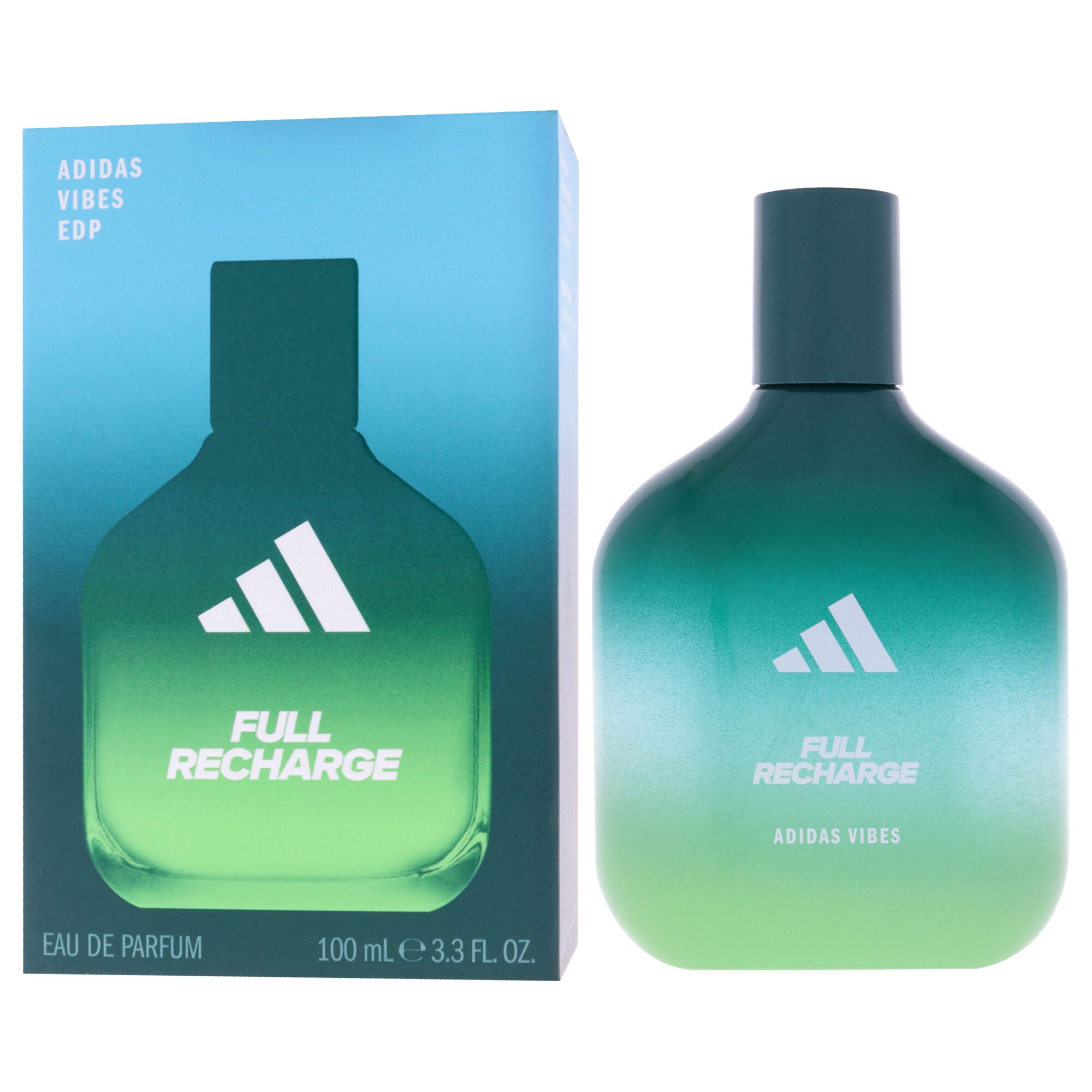 Adidas Vibes - Full Recharge by Adidas for Unisex - 3.3 oz EDP Spray, Clear, alternate image number 3