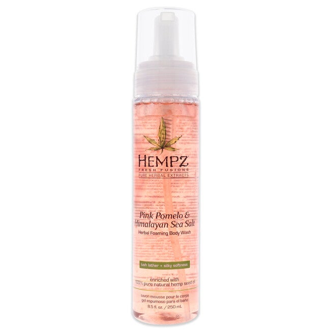 Fresh Fusions Pink Pomelo and Himalayan Sea Salt Herbal Foaming Body Wash by Hempz for Unisex - 8.5 oz Body Wash, See Description, hi-res image number 0