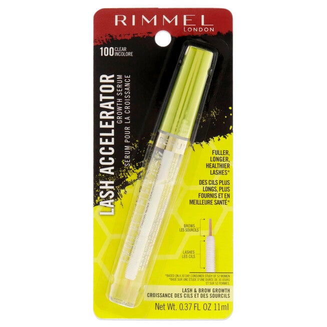 Lash Accelerator Growth Serum - 100 Clear by Rimmel London for Women - 0.37 oz Serum, NA, hi-res image number null