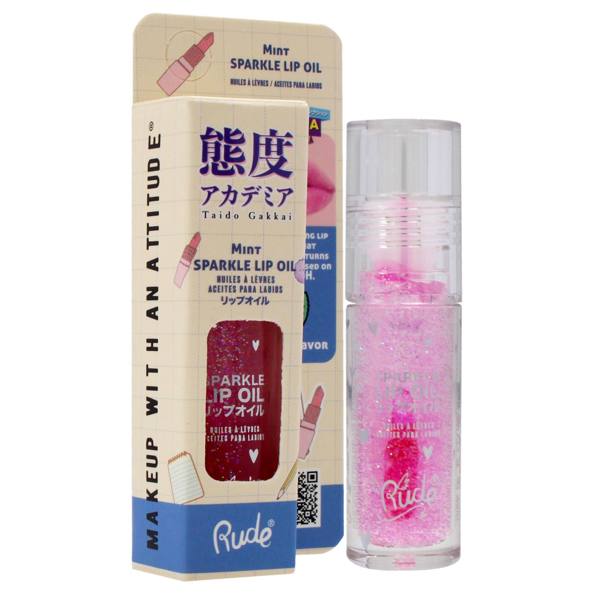 Manga Collection Manga Sparkle Lip Oil - Mint by Rude Cosmetics for Women, See Description, alternate image number 1