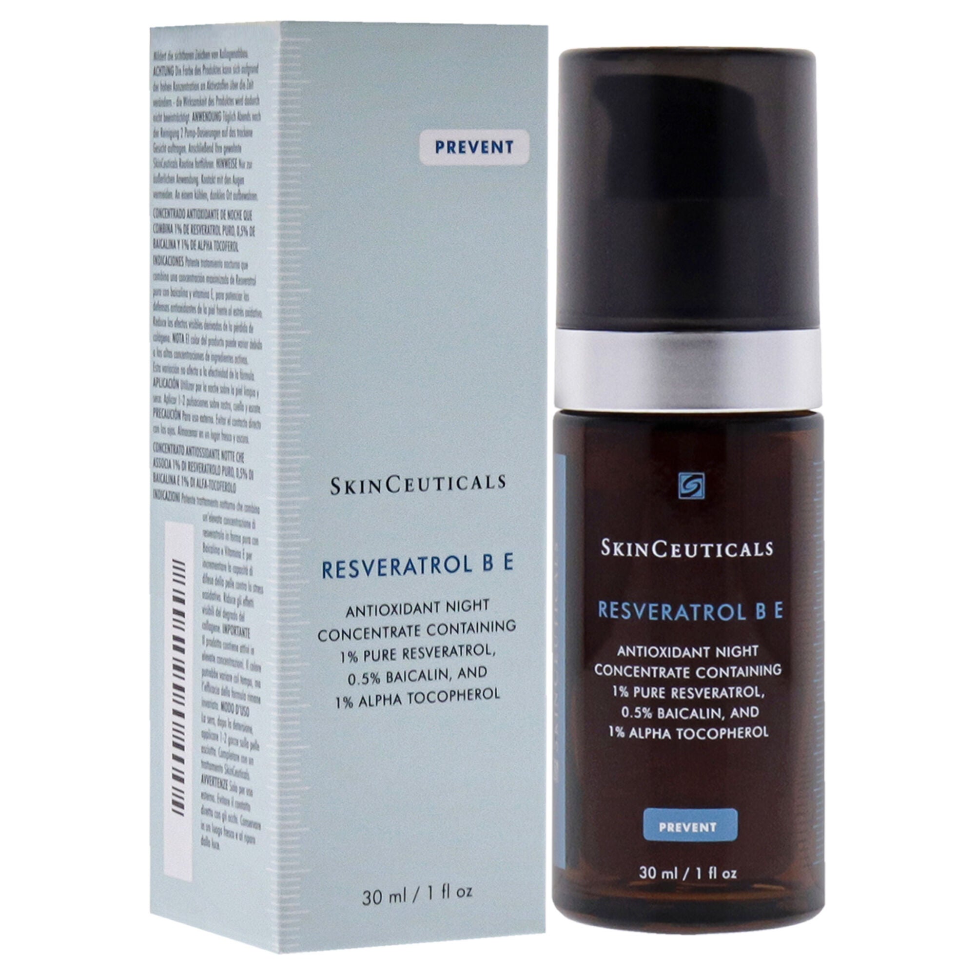 Resveratrol B E Antioxidant Night by SkinCeuticals for Unisex - 1 oz Serum, , alternate image number 6