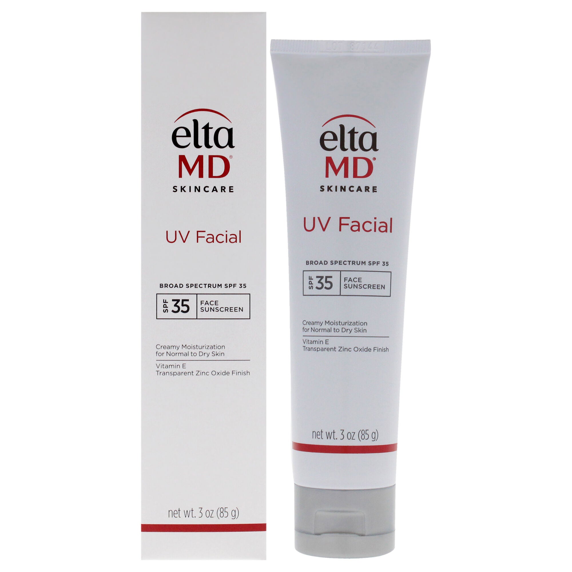 UV Facial Face Sunscreen SPF 35 by EltaMD for Unisex - 3 oz Sunscreen, See Description, hi-res image number 0