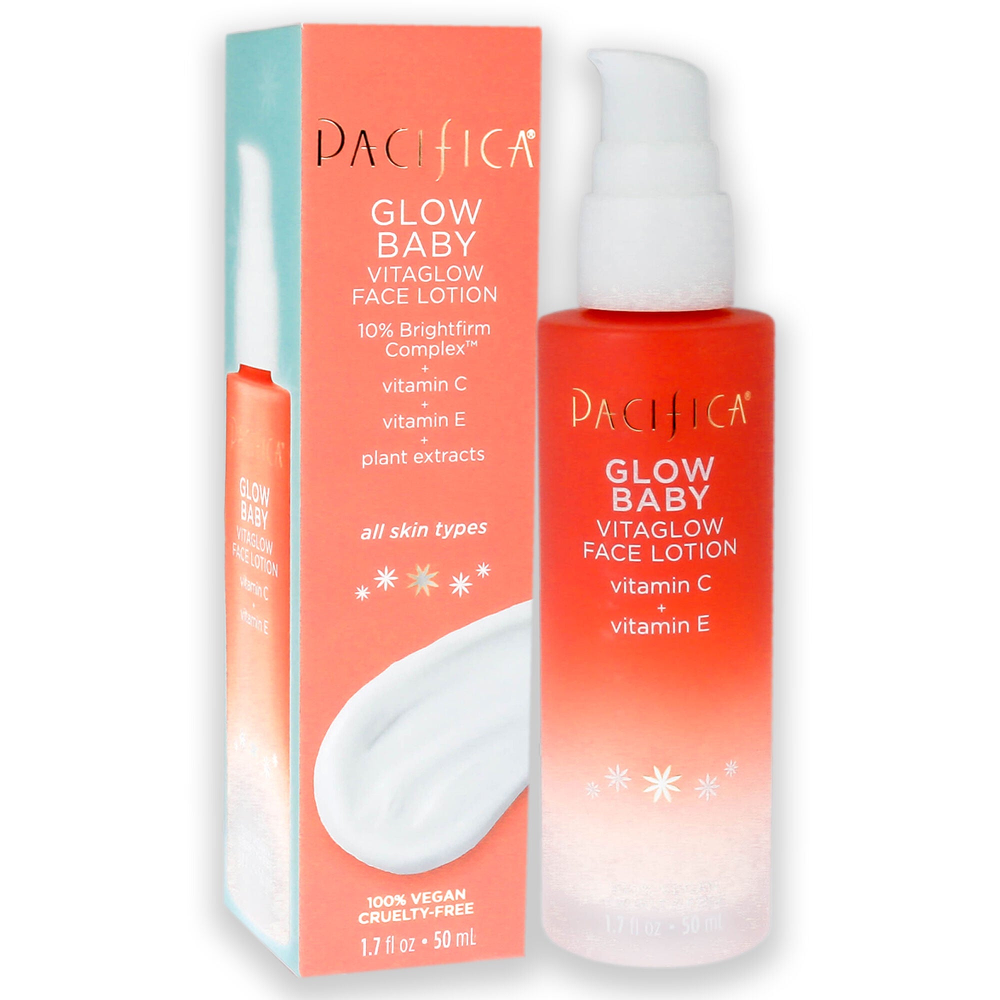 Glow Baby VitaGlow Face Lotion by Pacifica for Unisex - 1.7 oz Lotion, See Description, alternate image number 2