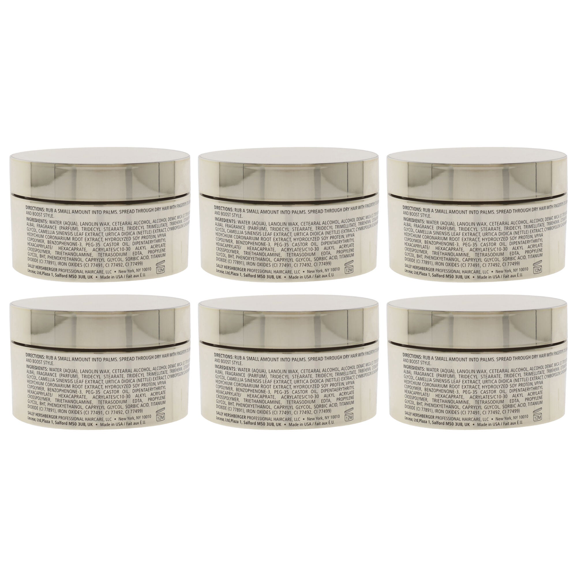 24K Superiority Complex Texturizing Paste by Sally Hershberger for Unisex - 1.7 oz Paste - Pack of 6, See Description, alternate image number 1