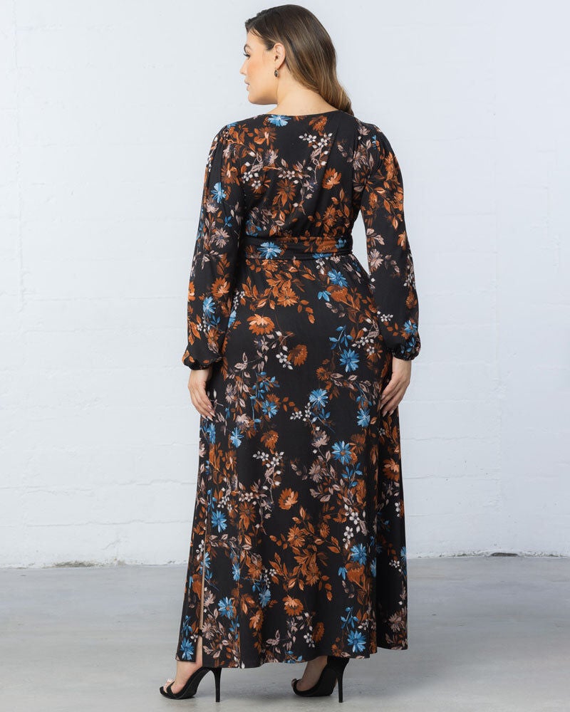 Kelsey Long Sleeve Maxi Dress, , alternate image number 3